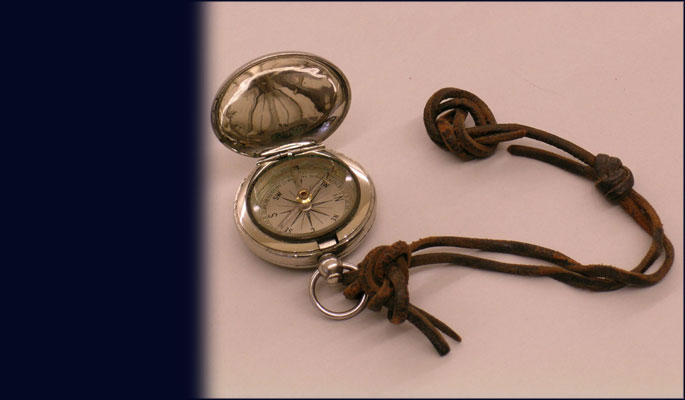 Boussole de Munday, collection priv&eacute;e. Photo NVMA.