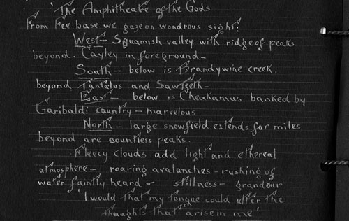 Two pages from photograph album.