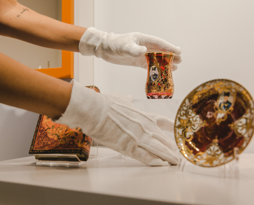 MONOVA: Museum of North Vancouver has a number of Iranian artifacts and belongings in its collection and is hoping to include more. Golmehr Kazari will be leading a community show and tell to talk about the importance of objects and memory. Photo: Alison Boulier